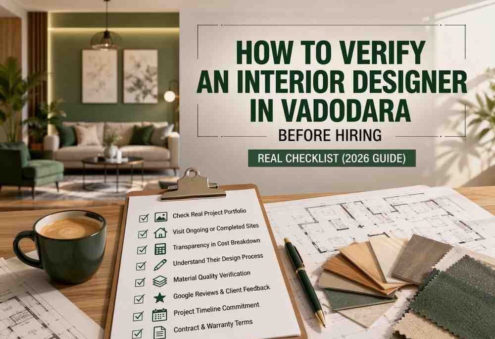 How to verify an Interior Desinger in Vadodara