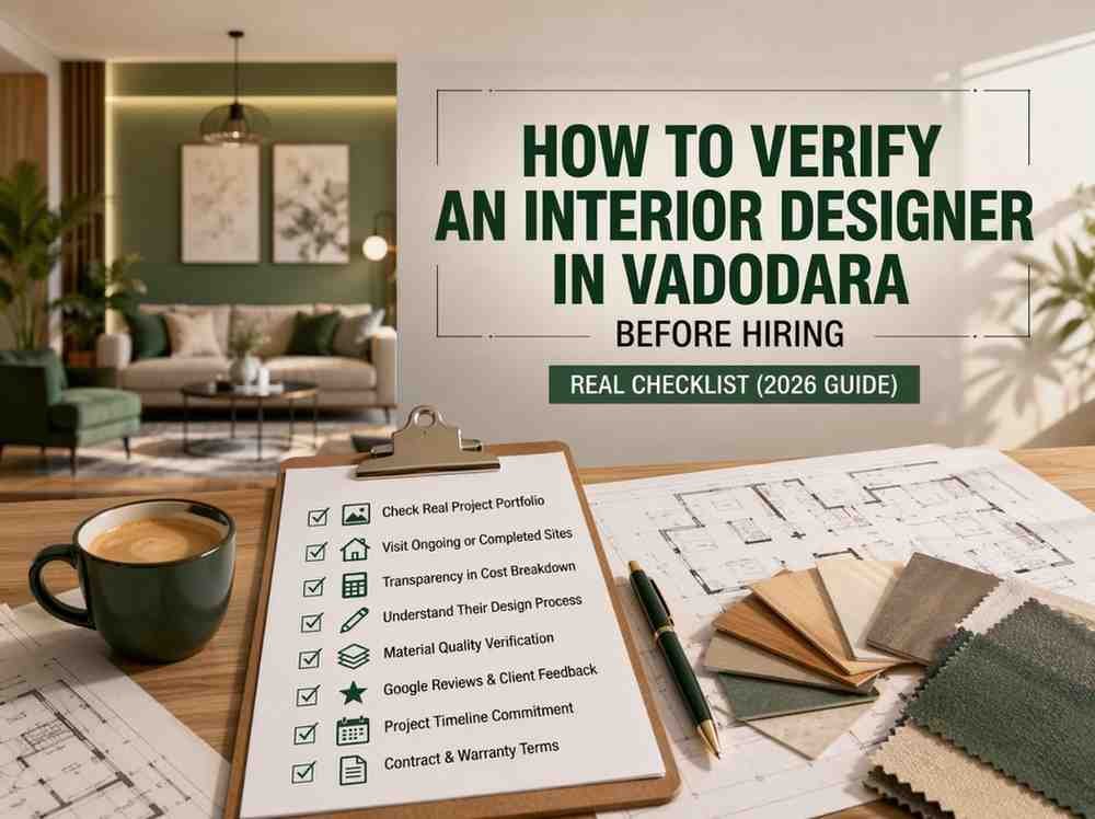 How to verify an Interior Desinger in Vadodara